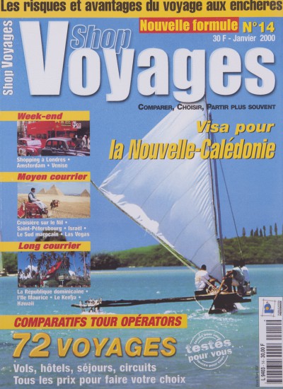 Couverture du magazine Shop Voyages
