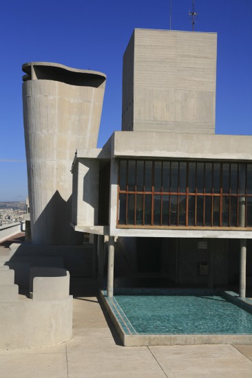 Cité radieuse de Marseille, architecte Le Corbusier