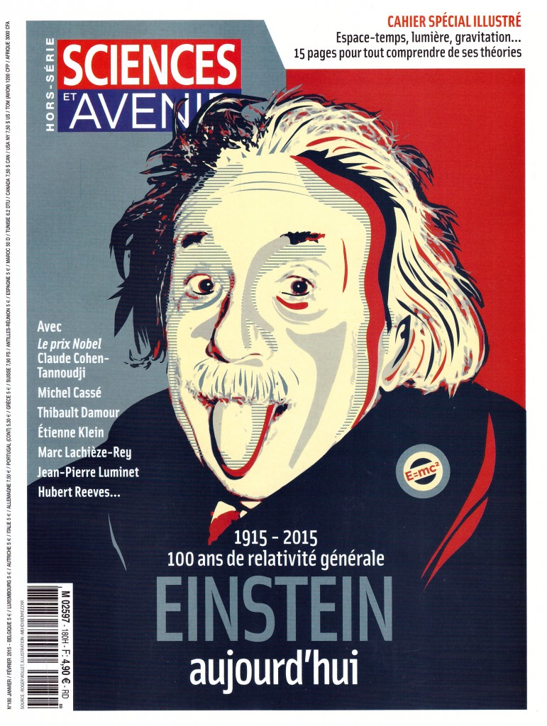 Sciences & Avenir - Hors-Série Einstein 2015 - Couverture
