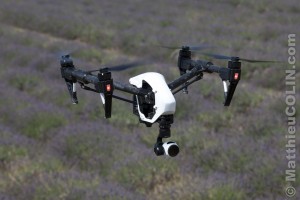 France, Alpes-de-Haute-Provence (04), drone Dji Inspire pour la photo et la vidéo 4K professionnelle