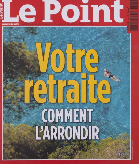 Couverture de l'hebdomadaire le Point