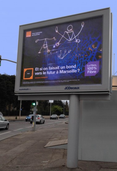 Campagne Orange Fibre 2015 - Affichage 4x3