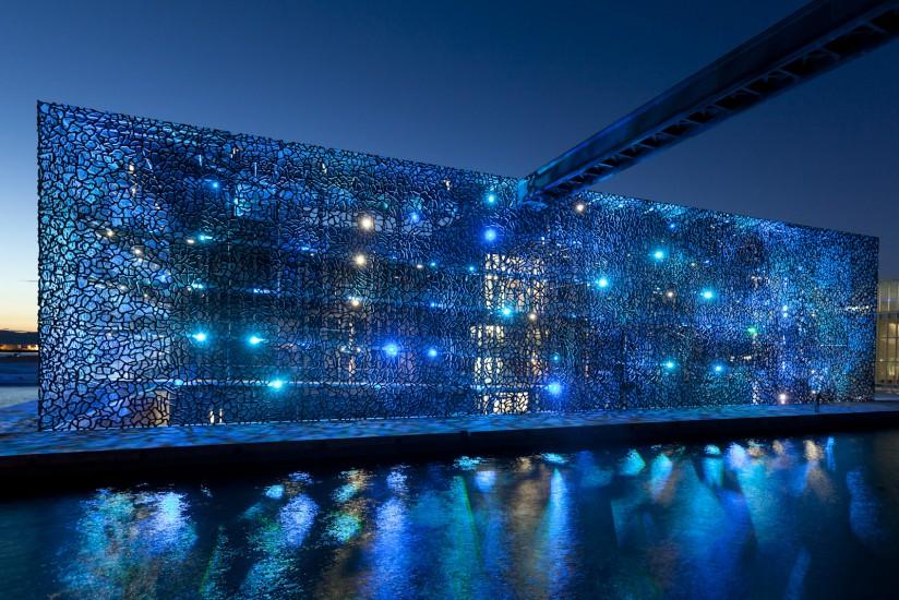 Musée des Civilisations de l'Europe et de la Méditerranée, architecte Rudy Ricciotti et Roland Carta