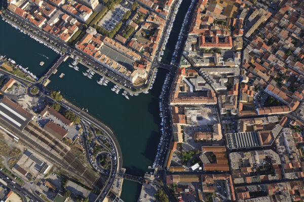 Vue aérienne – Urbanisme — Sète