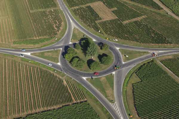 Vue aérienne – Transport — Haut-Rhin
