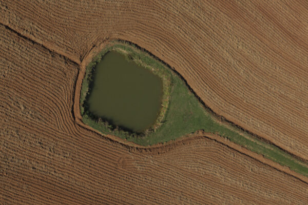 Vue aérienne – Agriculture — Monteriggioni