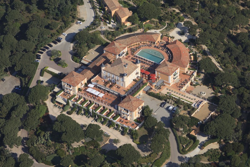 Saint-Tropez, château de la Messardière, hôtel cinq étoiles