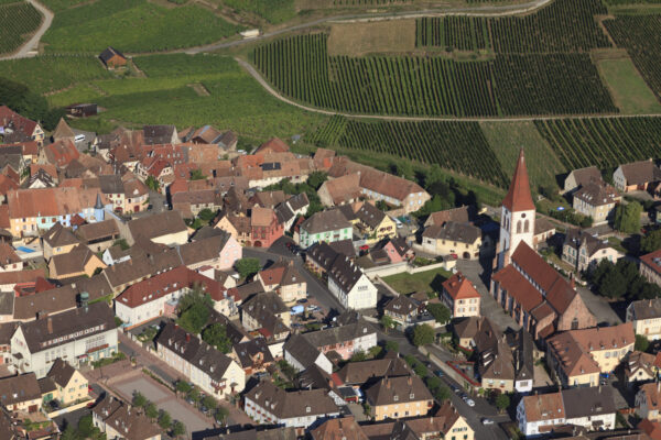 Vue aérienne – Village — Ammerschwihr