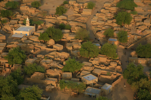 Vue aérienne – Village — Markoye