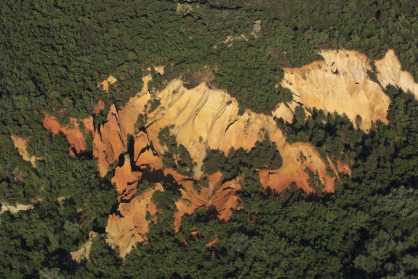 Vue aérienne – Paysage — Rustrel