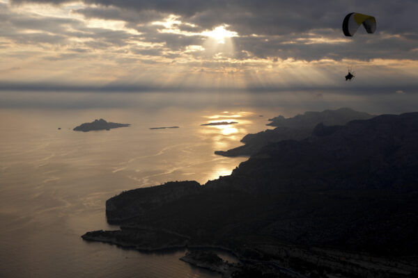 Vue aérienne – Paysage — Cassis