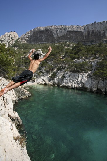 Plongeon dans les calanques