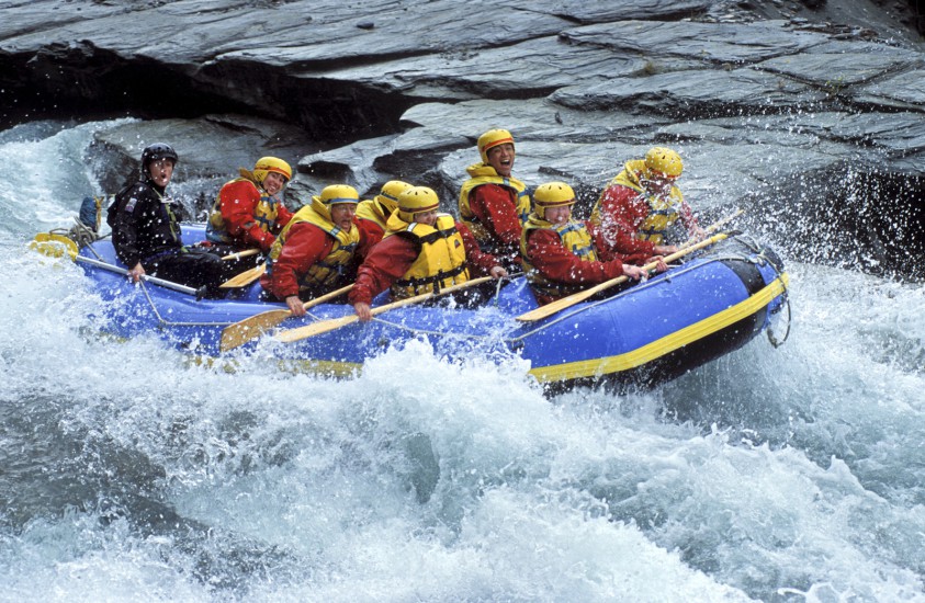 Rafting en Nouvelle Zélande