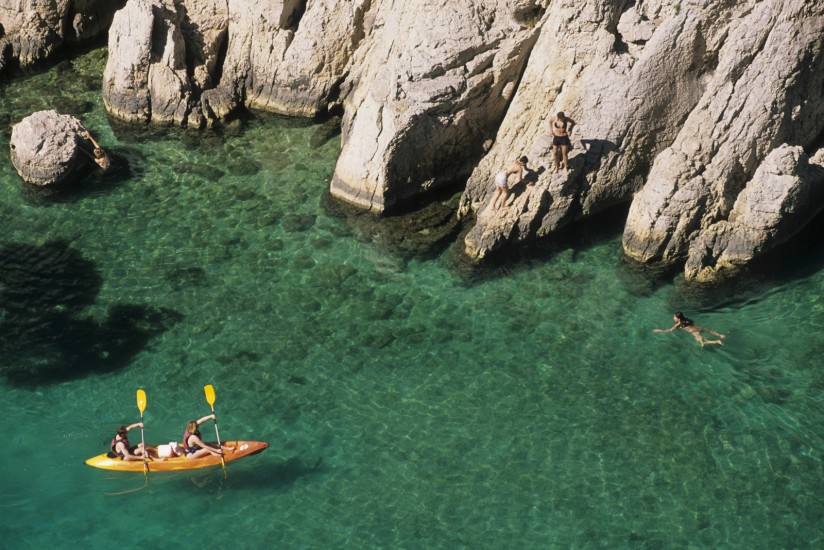 Calanque d'En Vau, kayak de mer