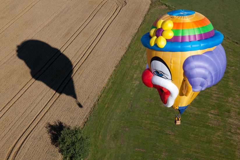 Montgolfière clown