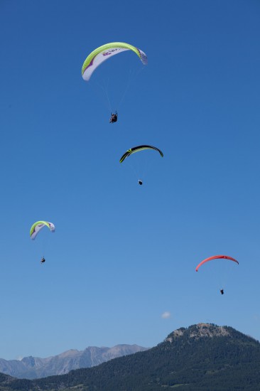 Parapentes à Saint-Vincent-les-Forts