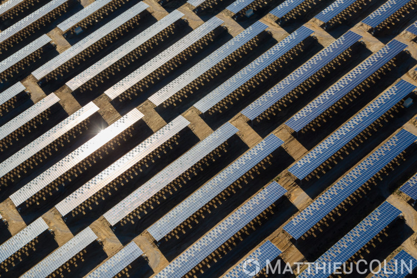 Toiture photovoltaïque sur des serres pour la culture