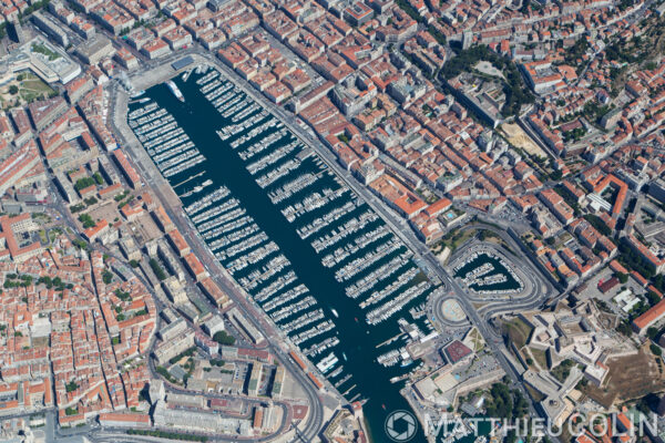 Vue aérienne de Marseille