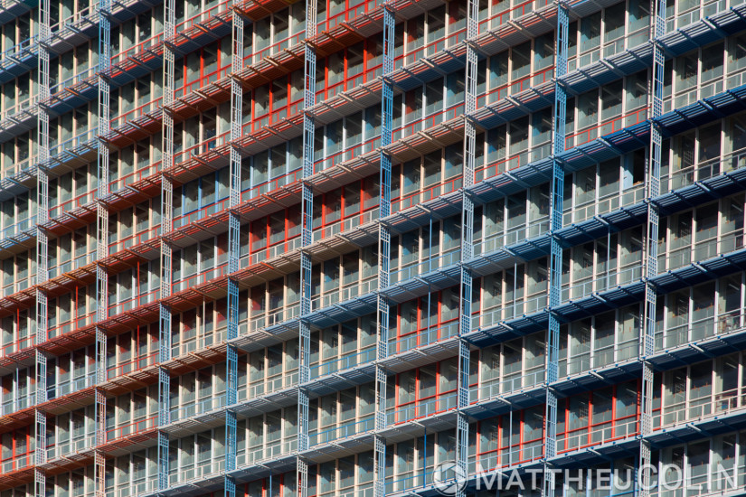 Bouches-du-Rhone (13), Marseille, Tour la Marseillaise de l'architecte Jean Nouvel, Vinci Consturction