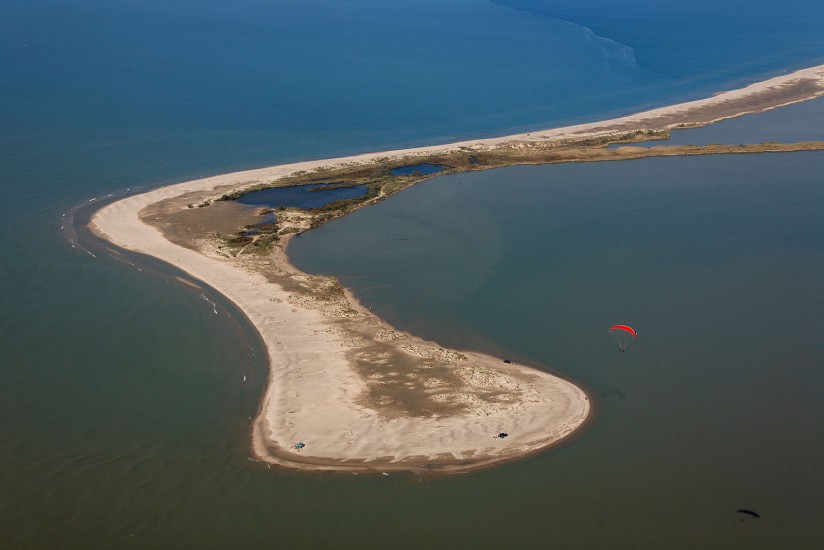 Vue aérienne de Camargue