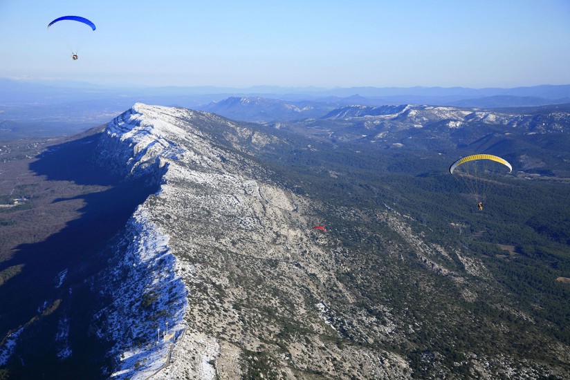 Vue aérienne de la Sainte Baume