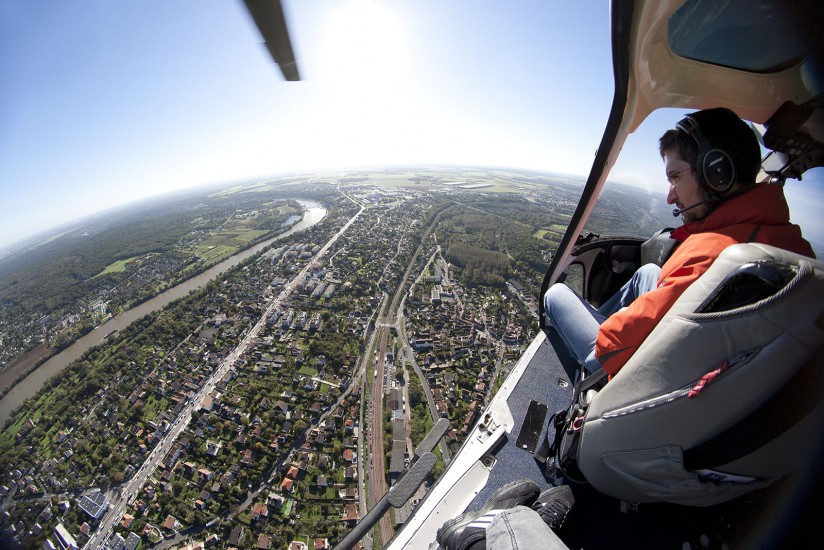 FRANCE - Région Parisienne - Corbeil-Essonnes. Vues aériennes de la ville dans la cadre du Plan de Rénovation Urbaine des quartiers des Tarterets, Montconseil, la Nacelle et la Papeterie (73 photos).  Voir le reportage sur Divergence-Images