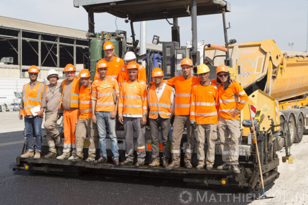 Photo de groupe suivi de chantier