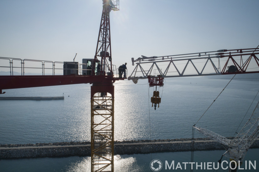 Grue a tour potain Matebat Marseille