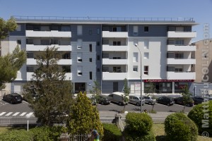 France, Bouches-du-Rhône (13), Aubgane, Résidence Logis Méditerranée, Roger Salengro