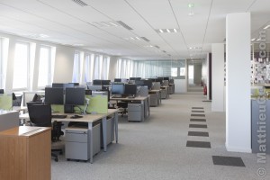 France, Bouches-du-Rhône  (13), Marseille, Euromed ou euroméditerranée, la Joliette, Euromed Center, immeuble de bureau Astrolabe, Mgen, 3000 m2 de bureau, mobilier de bureau Majencia