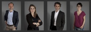 portrait corporate éclairage studio mobile fond gris