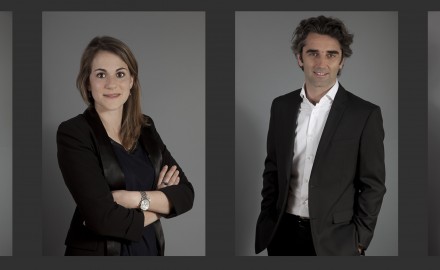 portrait corporate éclairage studio mobile fond gris