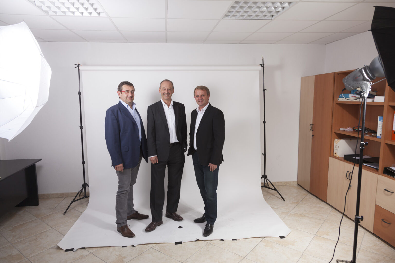 Gignac-la-Nerthe. Groupe VIAL, Thierry Chatin, DG associé, Thierry Rousseau, PDG Vial et Erick Thomas, DG associé