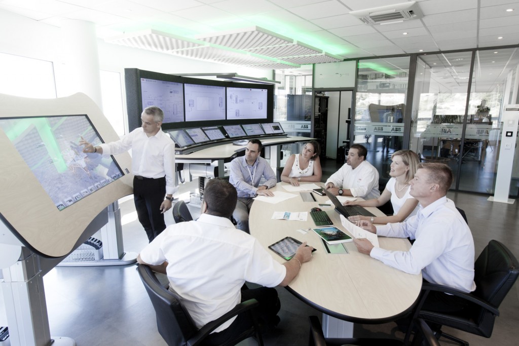France, Bouches-du-Rhône (13), Marseille, l'Estaque, Zac de Saumaty, ABB France, DCS Collaboration Arena