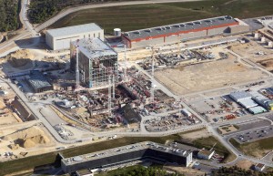 France, Bouches-du-Rhône (13), Saint-Paul-lès-Durance, Commissariat à l'Energie Atomique, CEA Cadarache, programme Iter, 42 ha, fusion nucléaire, Tokamak (vue aérienne MatthieuCOLIN.com )