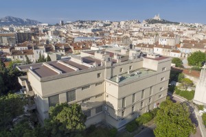 France, Bouches-du-Rhône (13), Marseille, Institut de Formation en Masso-Kinésithérapie de Marseille ou IFKM, vue aérienne en drone