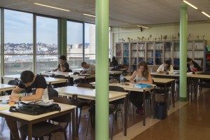 France, Bouches-du-Rhône (13), Marseille, Institut de Formation en Masso-Kinésithérapie de Marseille ou IFKM, bibliothèque