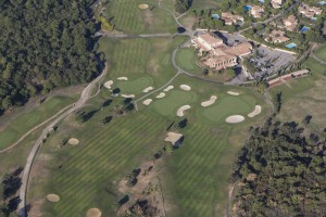 france, Var (83), littoral, golfe de Saint Tropez, Golf Club de Saint Tropez (vue aérienne)