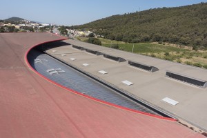 France, Var (83), La Garde, société Transfix du groupe Cahors, toit de verre Everlite, vue aérienne