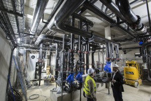 France, Pas-de-Calais (62), Boulogne-sur-Mer, chantier de Nausicaa, centre national de la mer, sur le plus grand aquarium d'Europe avec 9500 m3