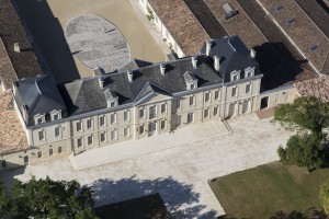 France, Gironde (33), Saint Emilion, Château Soutard, grand cru classé de Saint Emilion (vue aérienne)