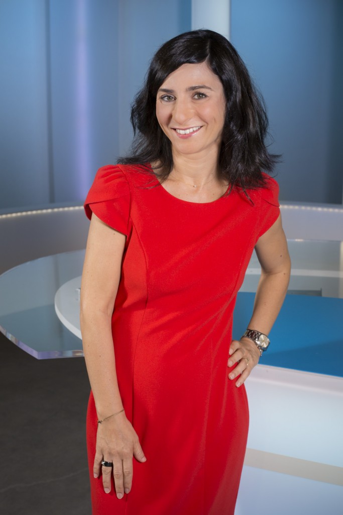 France, Bouches-du-Rhône (13), Marseille, France 3 Méditerranée, portrait de la journaliste Noémie Dahan