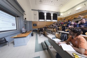 France, Bouches-du-Rhône, Marseille, Campus Saint Charles, Université Aix-Marseille, étudiant, cours magistral en amphitheâtre