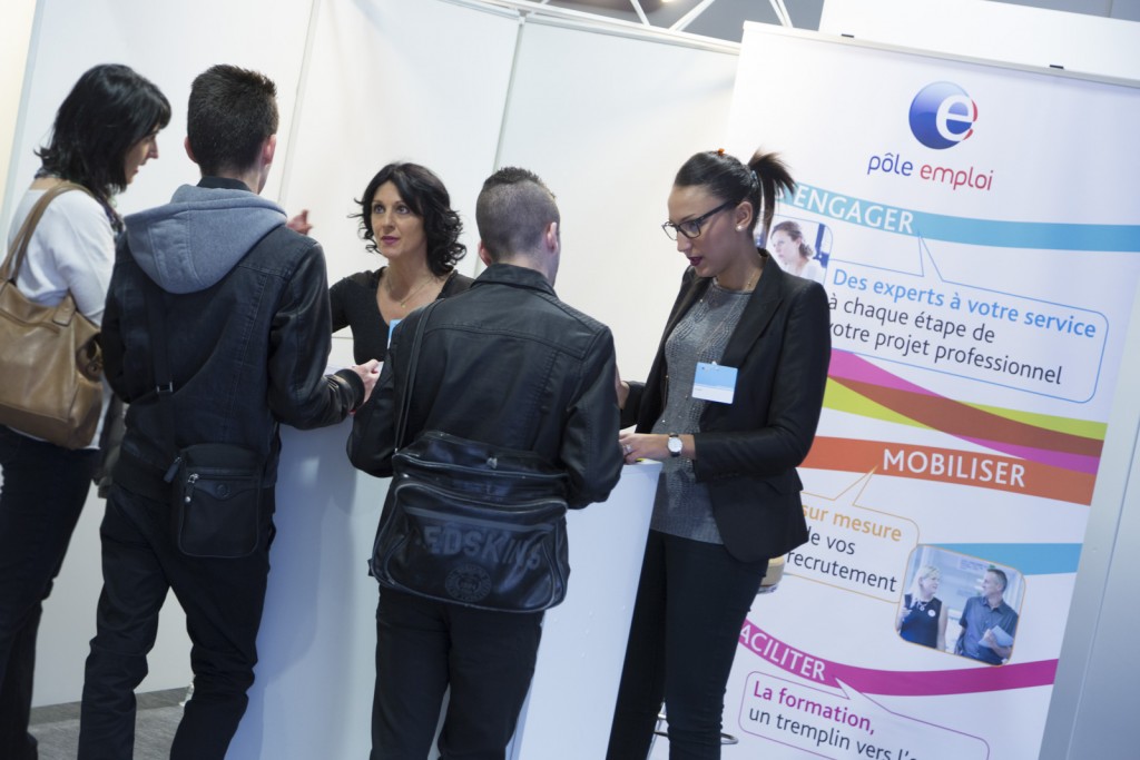 France, Bouches-du-Rhône, Marseille, Parc Chanot, palais des congrès et des expositions, salon forum de recrutement