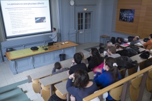 France, Bouches-du-Rhône, Marseille, Campus Saint Charles, Université Aix-Marseille, étudiant, cours magistral en amphitheâtre