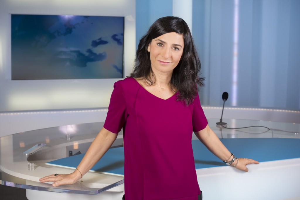 France, Bouches-du-Rhône (13), Marseille, France 3 Méditerranée, portrait de la journaliste Noémie Dahan