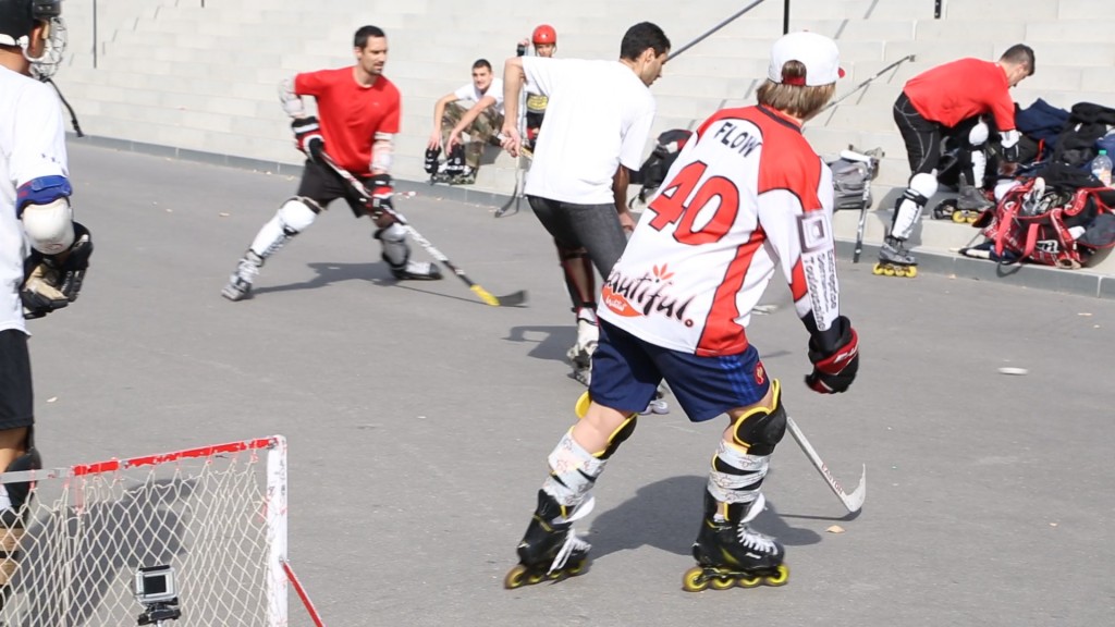 Réalisation d'une vidéo sur le street hockey