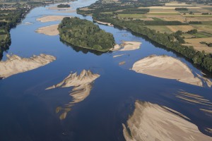 La Daguenière, île de Mézangeon (vue aérienne)