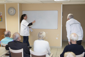 France, Bouches-du-Rhône (13), Marseille,  clinique Madeleine Remuzat, établissement de soins de suite et de réadaptation pour les patients âgés