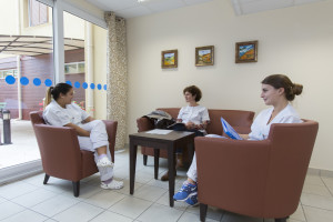 France, Bouches-du-Rhône (13), Marseille,  clinique Madeleine Remuzat, établissement de soins de suite et de réadaptation pour les patients âgés